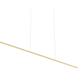 Vega Minor 60 inch Brushed Gold Linear Pendant Ceiling Light